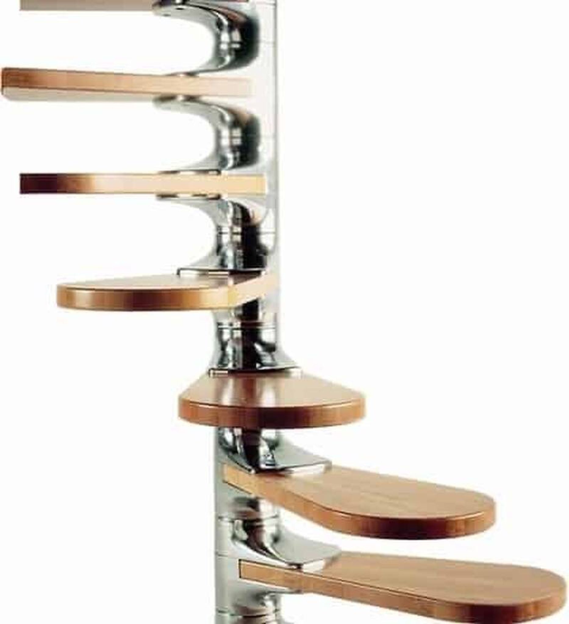 Roger TALLON (1929-2011). Helical Staircase Thirteen Steps, circa 1970