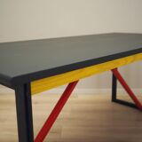 Acacia desk, Italian design, 1980s, production: Italy