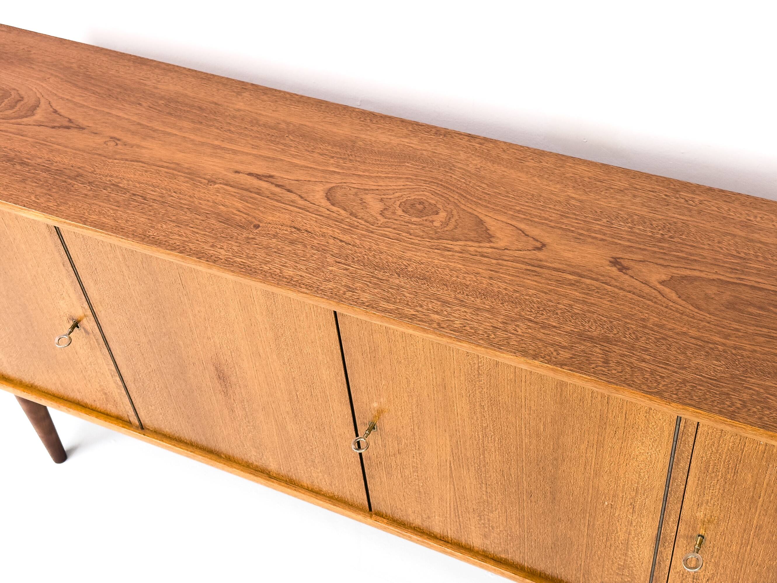 Mid Century Teak Sideboard by WK Möbel, 1960s
