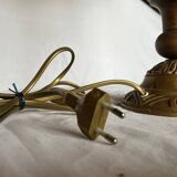 Vintage wood/metal table lamp