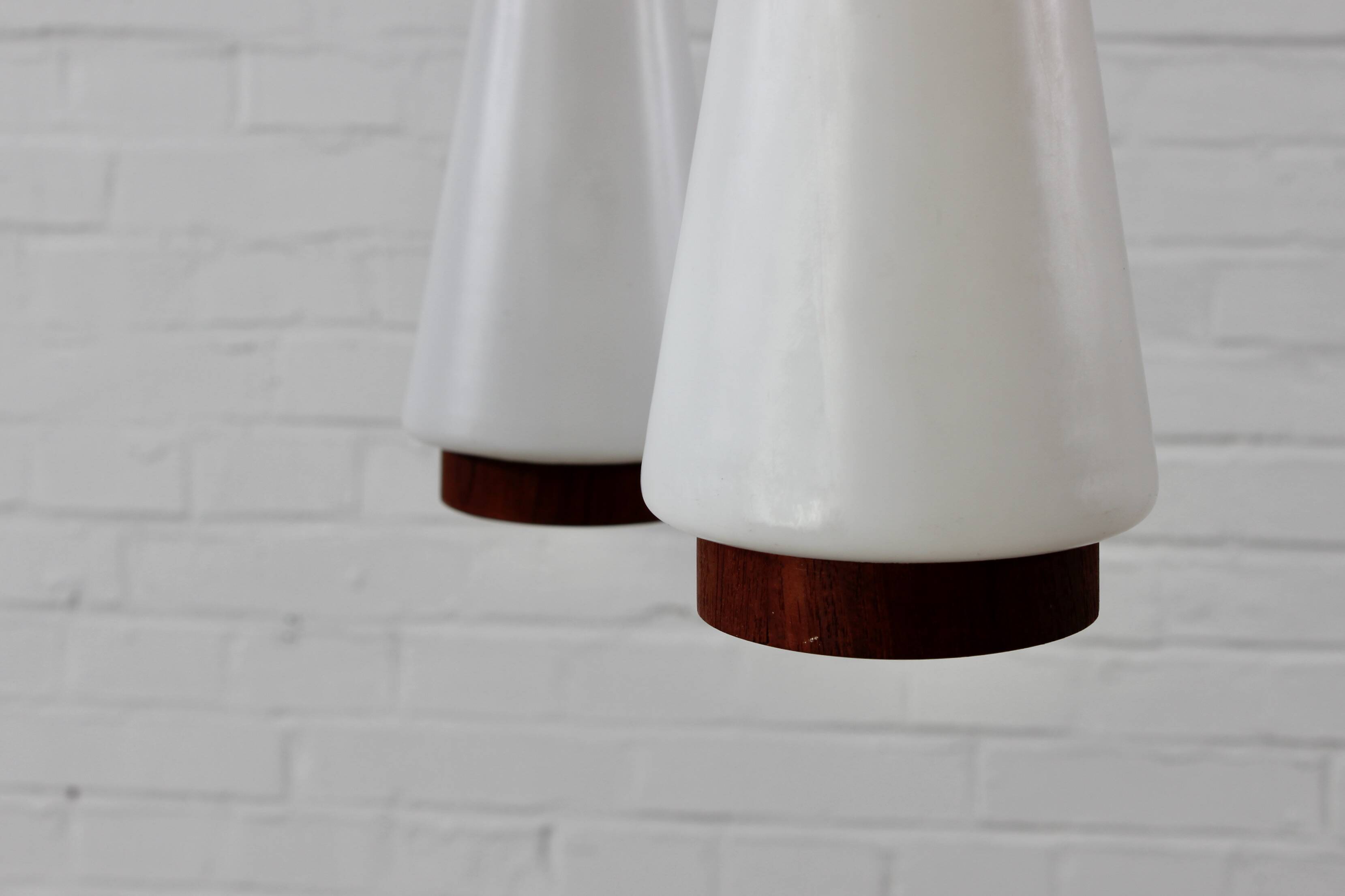 Danish teak ceiling lamp Danish design mid-century 60s