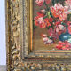 Bouquet of roses, oil on framed panel