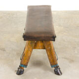 Gymnastics bench leather