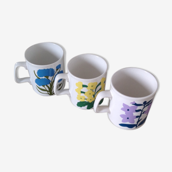 Trio de mugs vintage