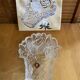 Old walther-glas pocket video vintage moulded crystal rose basket