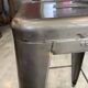 Genuine TOLIX H75 industrial high bar stool, stackable, varnished metal.