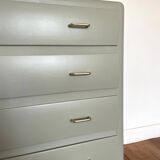 Commode vintage pieds compas