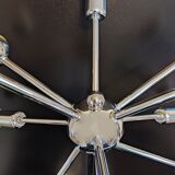 Lampe spoutnik chromée vintage