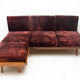 Midcentury Corner Folding Sofa by František Jirák for Tatra Nábytok, 1960s, CZ
