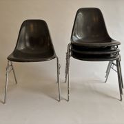 Set of 4 DSS chairs by Charles and Ray Eames for Herman Miller 1950