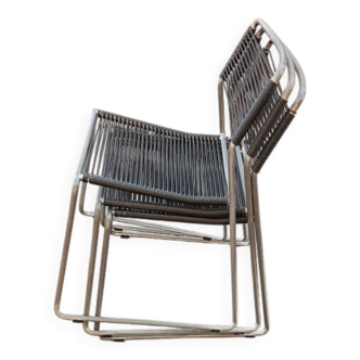 Lot de 4 chaises vintage du modèle iconique Melker « spaghetti » par Lisa Norinder pour Ikea, 1990