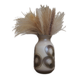 Bay Peacock Feather Motif Vase