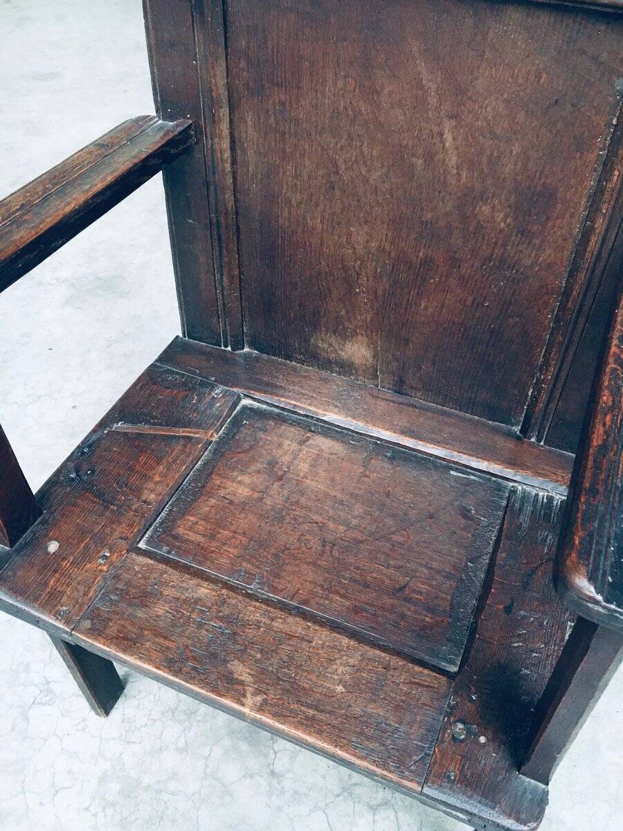 19th Century Primitive Folk Art Armchair