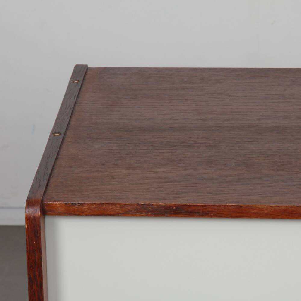 Vintage oak chest of drawers by Jiri Jiroutek, model U-452, 1960