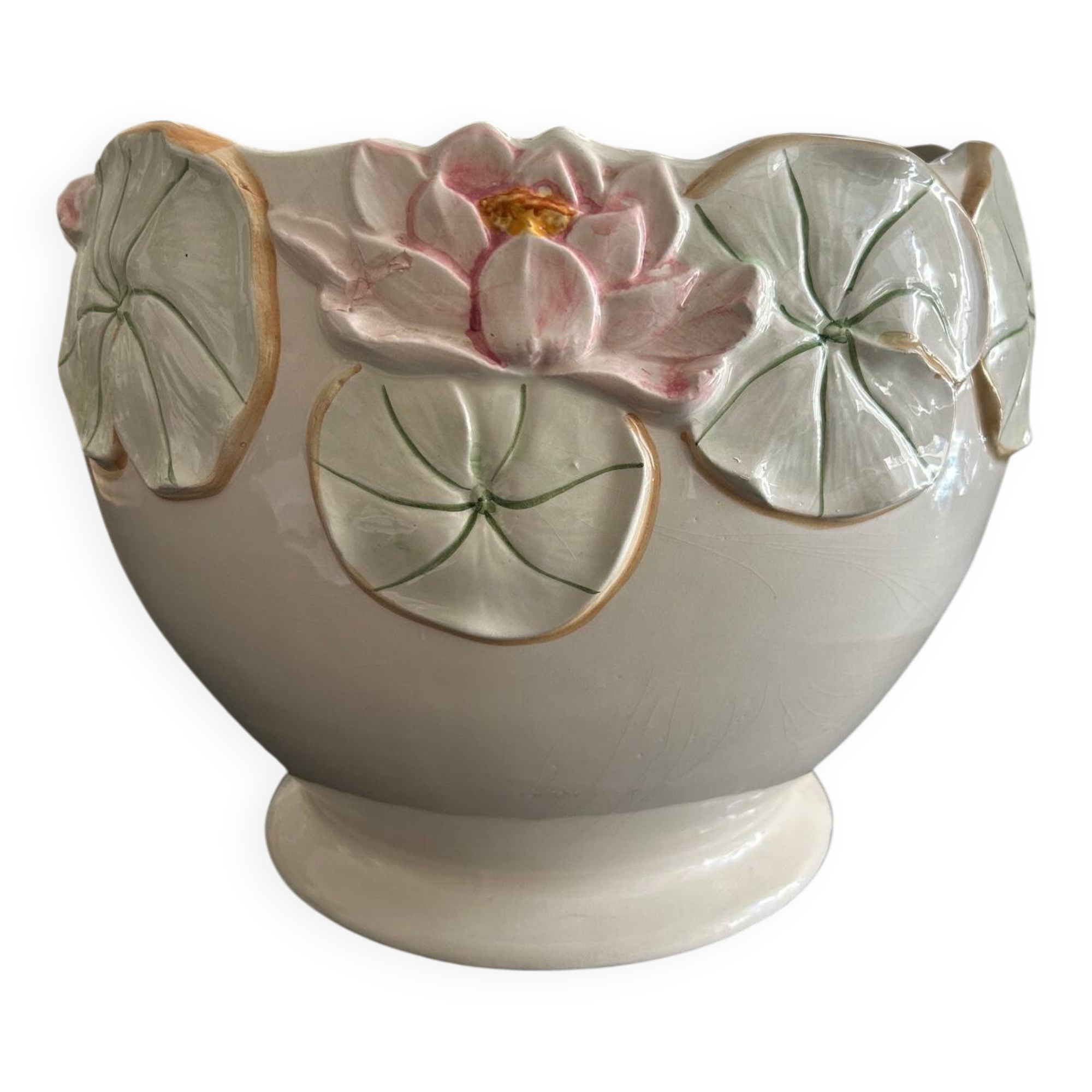 large vintage flowerpot