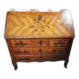 Rosewood desk/secretary, antique brand from the late 18th century.