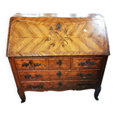 Rosewood desk/secretary, antique brand from the late 18th century.