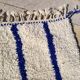 Handmade Moroccan rug in natural wool 250cm x 150cm