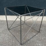 Cube en métal et verre Max Sauze
