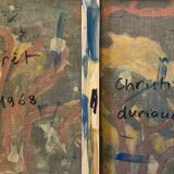 Forest landscape signed 1968