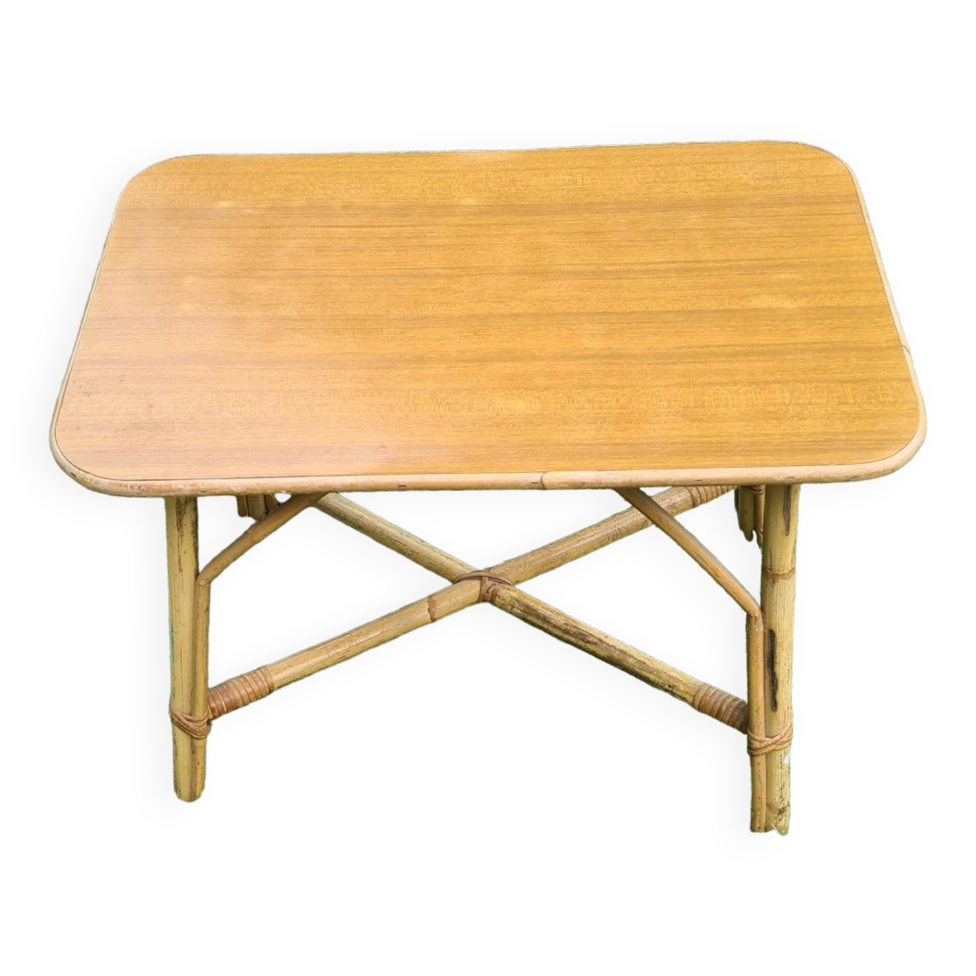 Rattan coffee table