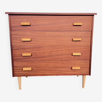 Scandinavian teak chest of drawers
