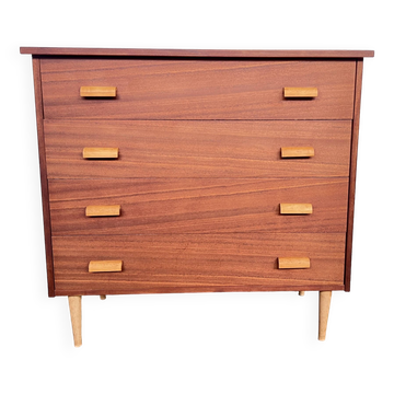 Scandinavian teak chest of drawers