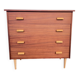 Scandinavian teak chest of drawers