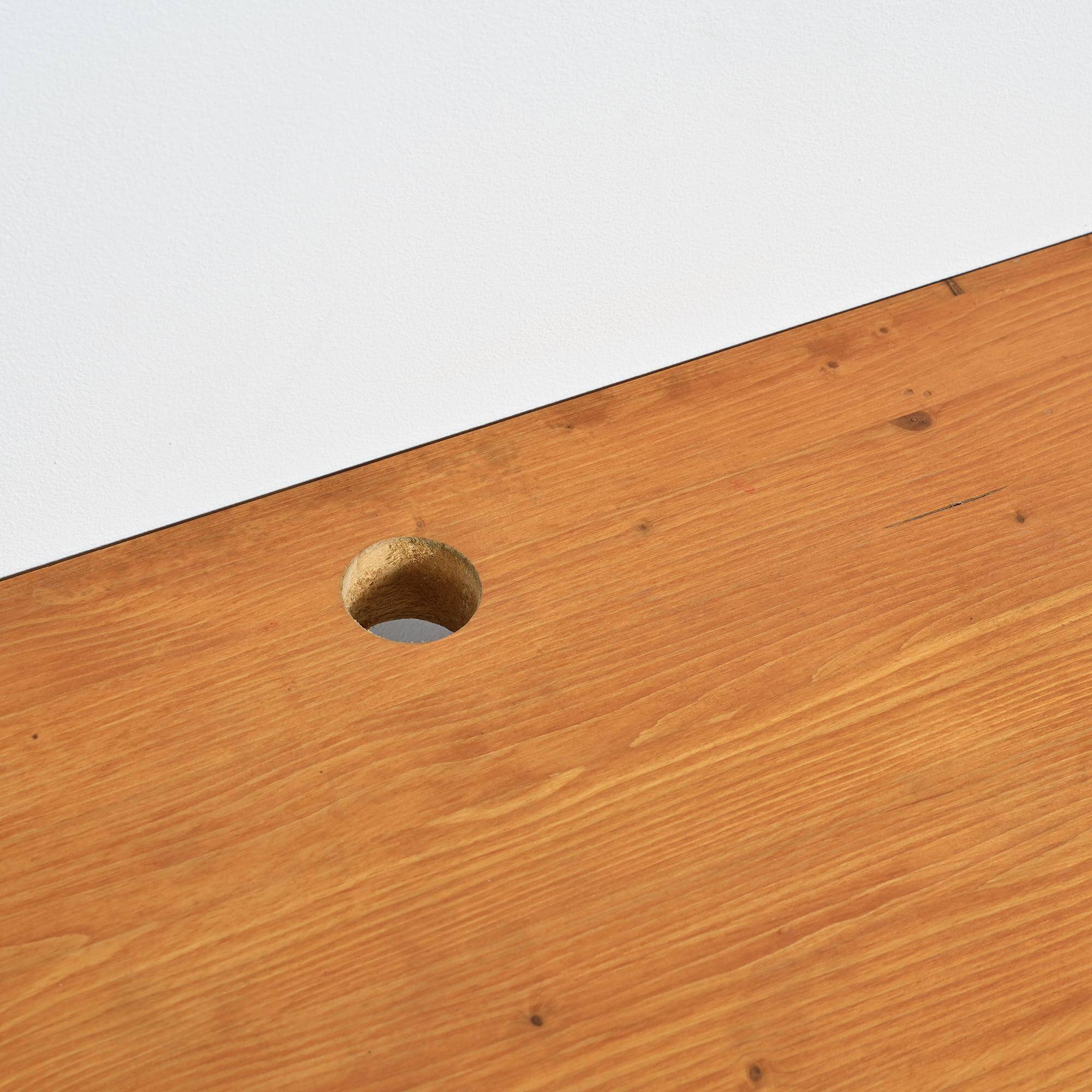 Wall corner console by Charlotte Perriand for the Nova residence, Les Arcs 1800, France.