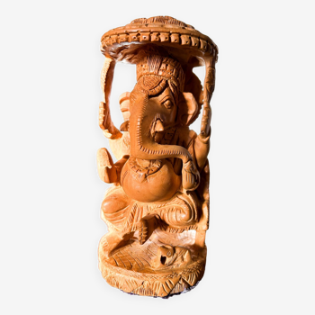 Ganesh wooden statuette