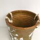 Vintage woven linen basket