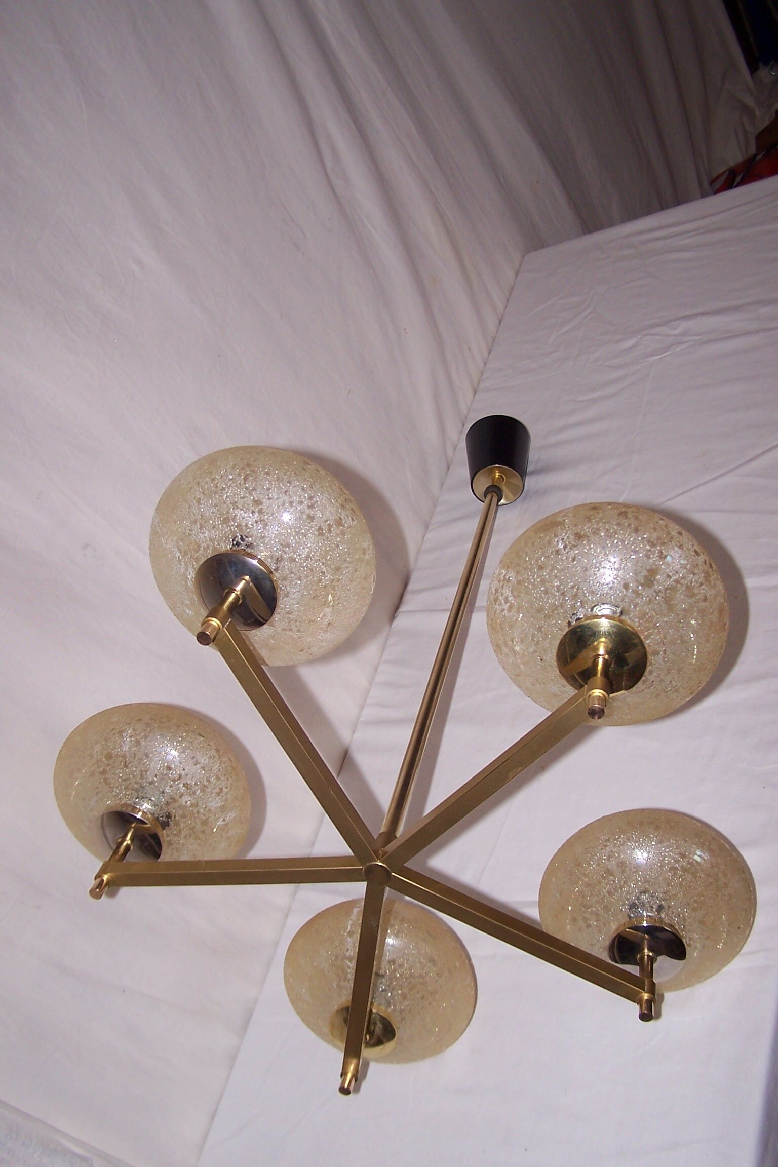 Mushroom chandelier - 60s - 70s