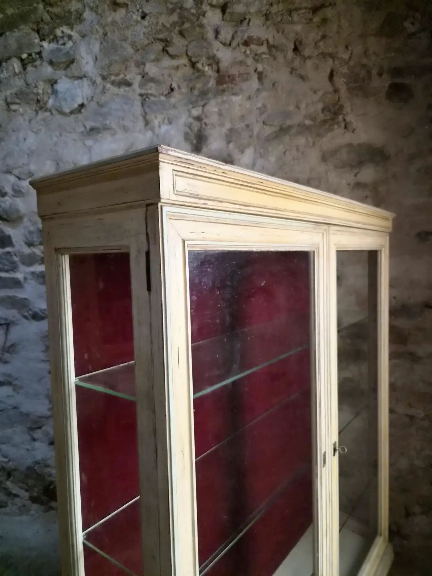 Vintage French display cabinet / Shop display cabinet