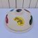 Cheese dome plate, ceramic, Elchinger, 1960s design