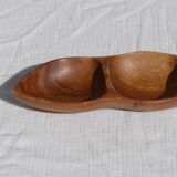 Wooden aperitif dish