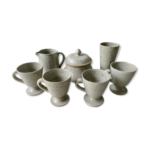 Set de 4 tasses 1 mazagran 1 pot