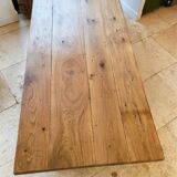 Solid oak coffee table