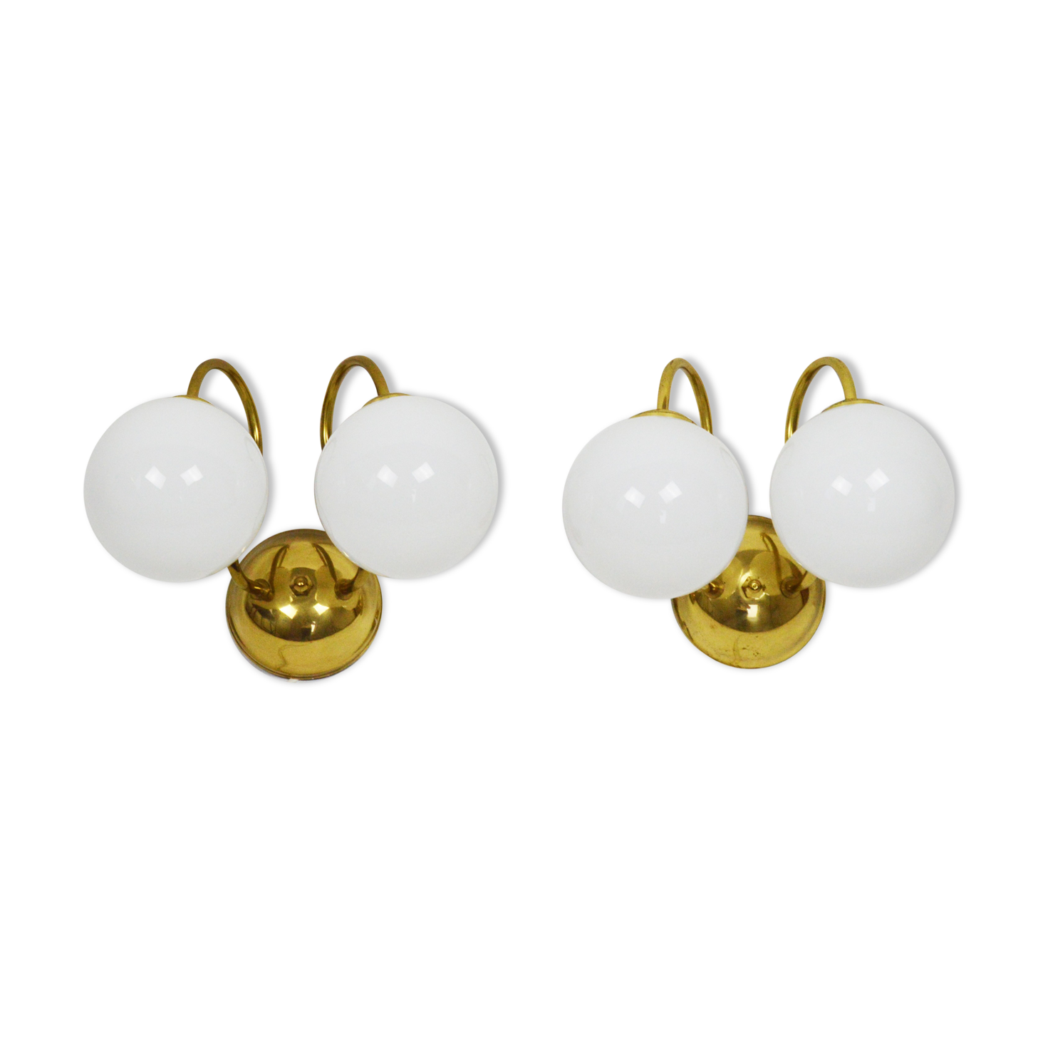 A pair of wall lamps, Poland, 1980s