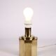 Octagonal brass lamp