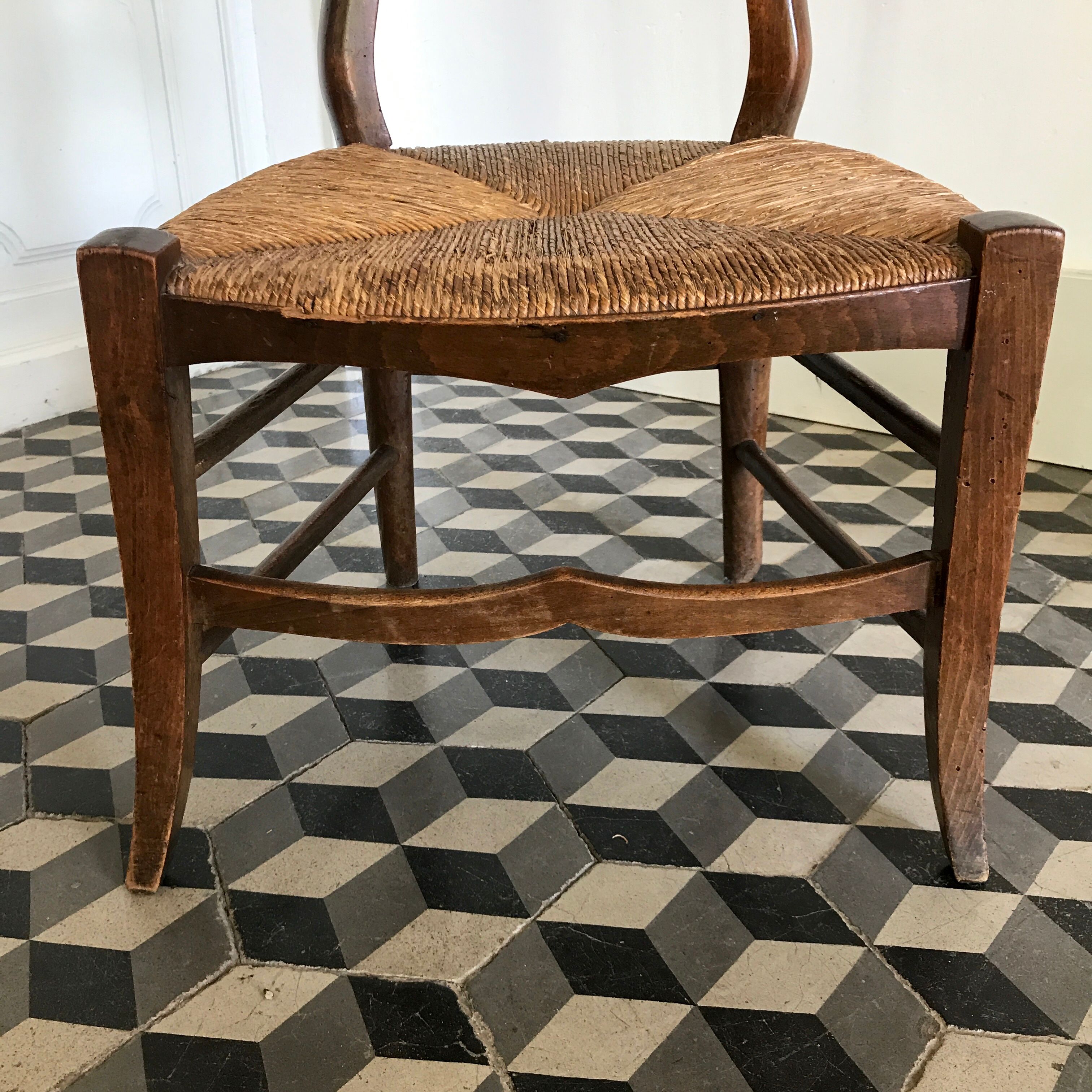 Chaise prie-dieu ancienne