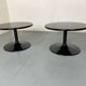 Table Basse d'Appoint Ronde Noire par Pierre Paulin pour Artifort, 1970s