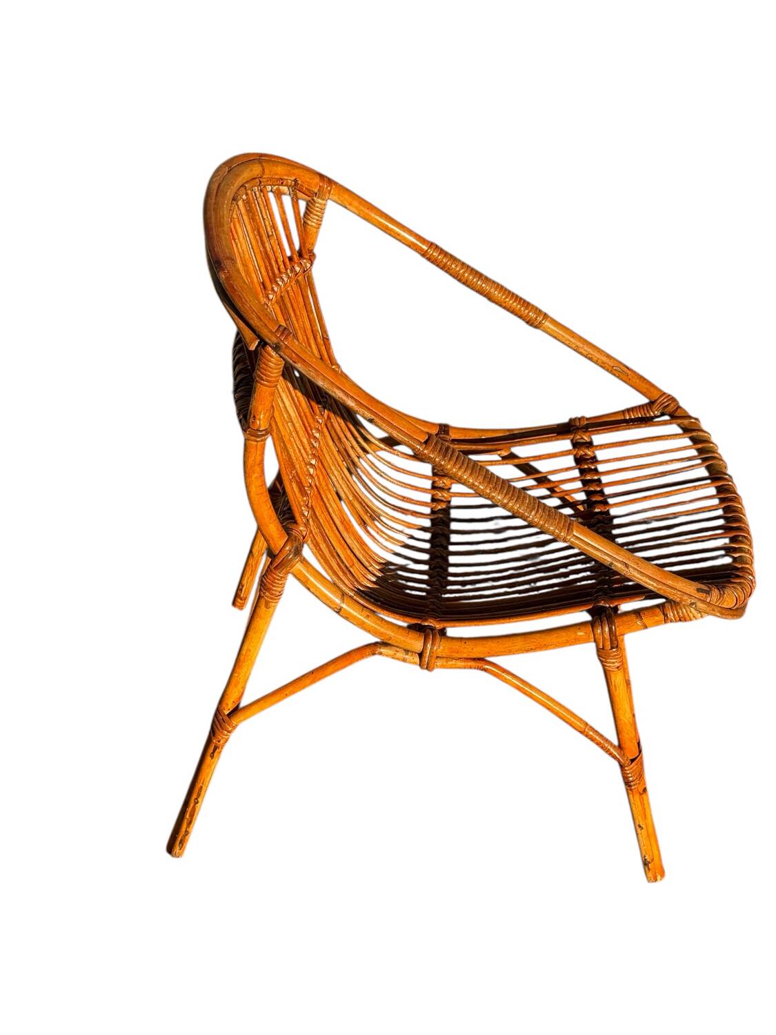 1960s Rattan Armchairs from France