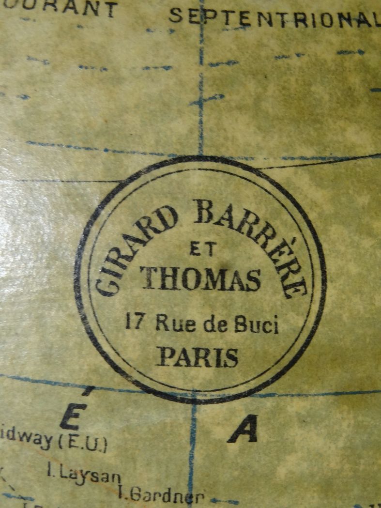 Globe early twentieth girard barrère and thomas