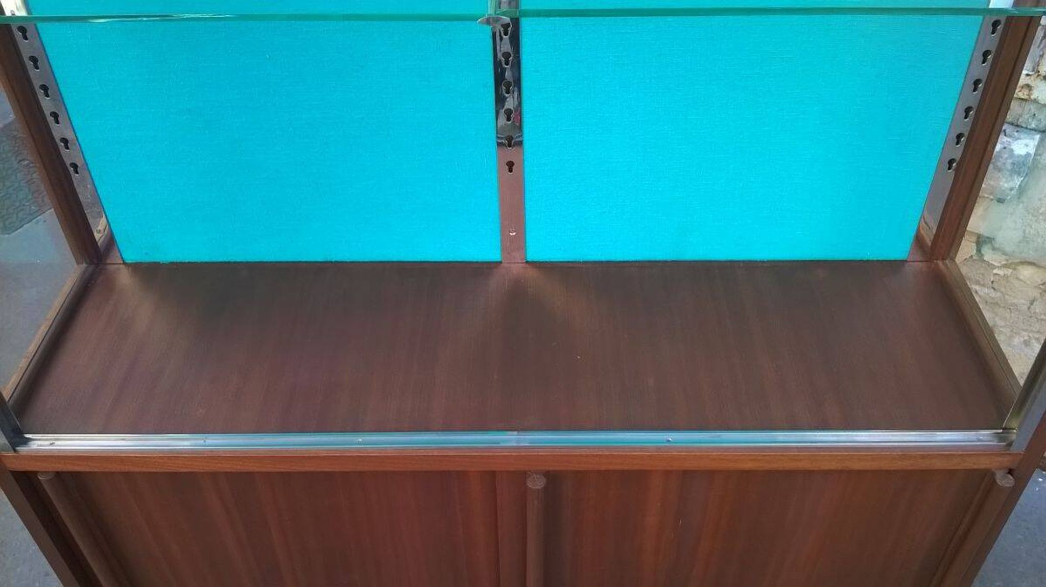 Superb teak display cabinet from the 1960s.