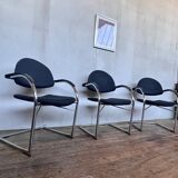 Trio of Vitra armchairs