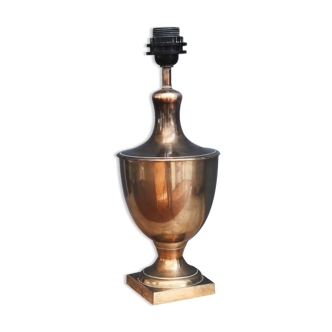Copper baluster lamp foot