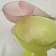Set de 2 coupelles à dessert vintage en verre opalin dépoli opalin par luminarc