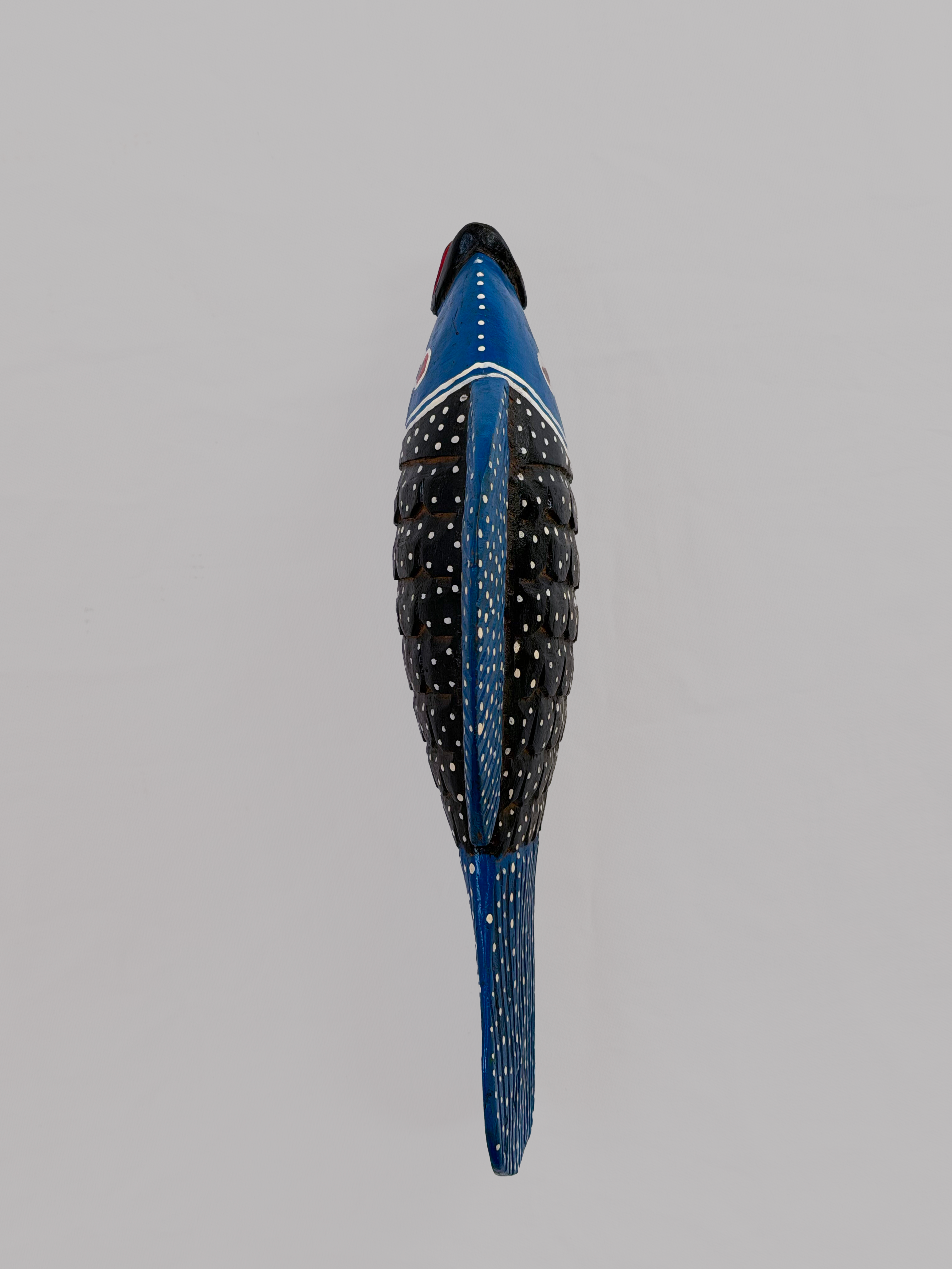 Painted wooden fish Bozo (Mali)