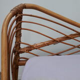 Rattan bed from the 1960s