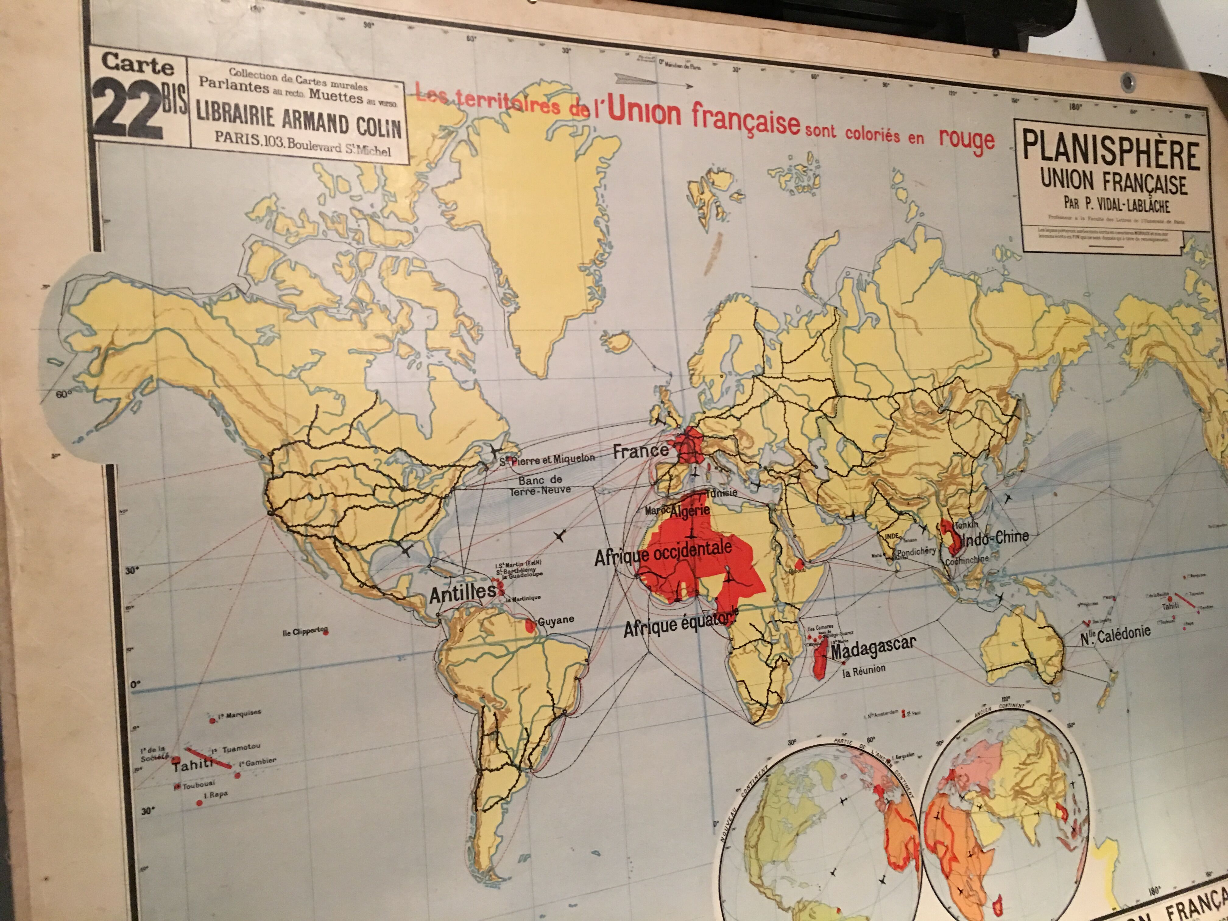 Armand colin school map